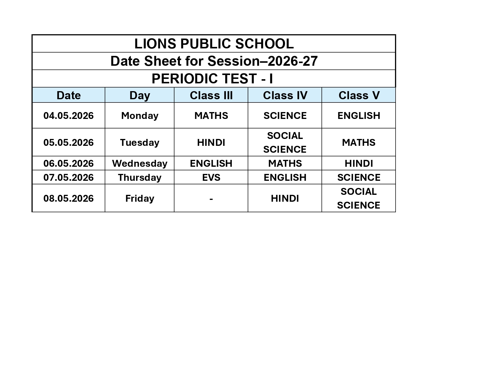 class 5