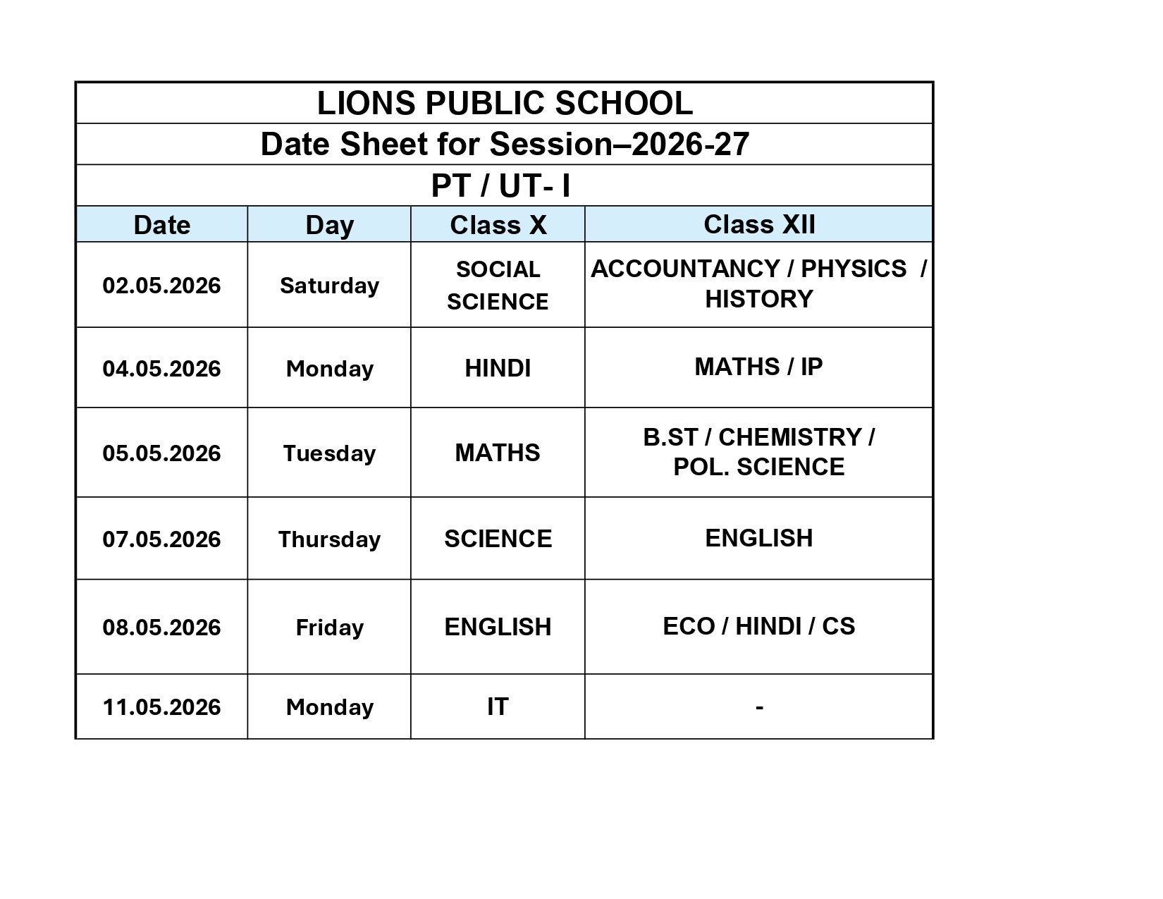 class 12